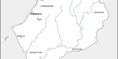 નકશો maputsoe લેસોથો